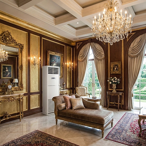 کولر گازی 36000 ایستاده ایران رادیاتور مدل IAC-36CH/FS-R/A